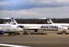 McDonnell Douglas MD-88, LV-VBX, da Austral, subsidiria da Aerolneas Argentinas, recebido dietamente do fabricante pela Aerolneas Argentinas no dia 27 de agosto de 1992, que o operou at 15 de setembro de 2005, quando foi recebido pela Austral. (02/08/2008) Foto: Ana Paula Zanette.
