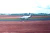Beechcraft King Air C-90A, PR-RFB, taxiando em direo  pista 02/20.