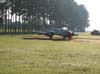 Gloster Meteor, primeiro caa a jato da Fora Area Brasileira, exposto na Academia, em Pirassununga. (2006)