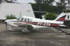 Piper PA-28-140 Cherokee, PT-CON, estacionado no Campo de Marte. (14/10/2006)