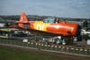 North American T-6D, PT-LDO, aeronave nmero 3 da Esquadrilha OI, sobrevoando Campinas. (21/10/2006)