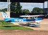 Cessna A152 Aerobat, PR-SKU, da EJ Escola de Aviao. (13/02/2016) Foto: Lus Felipe Paulino