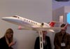 Maquete do Bombardier Learjet 40 XR. (11/08/2007)