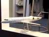 Maquete do Bombardier Challenger 850. (11/08/2007)