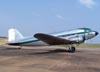 Douglas DC-3 "Rose", N101KC, estacionado ao lado do hangar que fica ao lado da torre de controle do aeroporto de So Carlos. (30/08/2007)