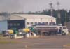 Área de combustível a BR Aviation, que ficou mais seca com o reabastecimento do Douglas DC-3 "Rose", N101KC, no Aeroporto Campo dos Amarais, em Campinas. (30/08/2007)