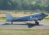 Douglas DC-3 "Rose", N101KC, durante o pouso no aeroporto de So Carlos. (31/08/2007)