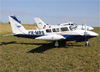 Piper PA-30 Twin Comanche, PR-MRS, do Aeroclube de Gois. (15/06/2014) Foto: Wesley Minuano.