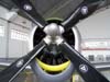 Motor do Republic P-47 Thunderbolt, pertencente à Fundação Santos Dumont. Está cedido à Fundação Eductam. (12/10/2006)
