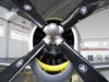 Motor do Republic P-47 Thunderbolt, pertencente  Fundao Santos Dumont. Est cedido  Fundao Eductam. (12/10/2006)
