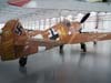 Messerschmitt BF-109-G2, caa alemo da 2 Guerra Mundial, fabricado em maior nmero em todo o mundo (35 mil unidades). Este exemplar, ano 1943, era pilotado por Hans Joachim Marseille, que foi atingido e conseguiu pousar em um lago na Noruega, onde ficou at a dcada de 1980. No avio,  possvel perceber algumas marcas de balas que o atingiram durante a 2 Guerra Mundial. No tem condies de vo. (12/10/2006)