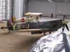 Supermarine Spitfire, em primeiro plano, e Stearman B75N1, vistos  partir da asa direita do Vought F4U-1 Corsair. (12/10/2006)