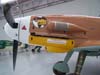Detalhe do nariz do Messerschmitt BF-109-G2, caa alemo da 2 Guerra Mundial, fabricado em maior nmero em todo o mundo (35 mil unidades). Este exemplar, ano 1943, era pilotado por Hans Joachim Marseille, que foi atingido e conseguiu pousar em um lago na Noruega, onde ficou at a dcada de 1980. No avio,  possvel perceber algumas marcas de balas que o atingiram durante a 2 Guerra Mundial. No tem condies de vo. (12/10/2006)