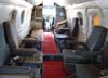 Cabine de passageiros do Embraer EMB-110 Bandeirante, PP-SBG. Esse avio foi entregue  VASP no dia 28 de junho de 1974 e voou na TAM entre 1978 e 1994. (27/02/2008)