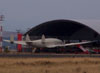 Lockheed Constelation L-049, estacionado em frente ao hangar, pronto para ser pintado com as cores da PANAIR do Brasil.