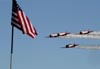 Os North American T-6 do Aeroshell Aerobatic Team. (26/07/2011) - Foto: Celia Passerani.