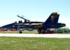 McDonnell Douglas F/A-18B Hornet, 161723, do U.S. Navy (Blue Angels). (26/07/2011) - Foto: Ricardo Rizzo Correia.