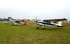 Aeronaves estacionadas no aeroporto de Rio Claro. Foto: Jnior JUMBO.