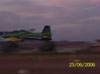 Decolagem do T-27 Tucano, nmero 1, da Esquadrilha da Fumaa. Aeronave extra que levou dois oficiais at Rio Claro para fazerem a apresentao do evento.