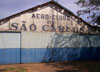 Hangar do antigo Aero-clube de So Carlos.