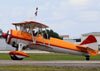 Boeing IB75A Stearman, N450JW (Chamado "Aurora"), do Jane Wicker Airshows. (09/04/2013) Foto: Celia Passerani.