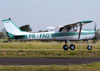 Cessna 150F, PR-FAO, do Aeroclube de Piracicaba. (10/08/2013) Foto: Ricardo Frutuoso.