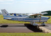 Cessna 172N Skyhawk, PR-TLB, do Aeroclube de Sorocaba. (10/08/2013) Foto: Ricardo Frutuoso.