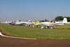 Aeronaves estacionadas. (10/08/2013) Foto: Ricardo Rizzo Correia.