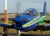 Tenente Aviador Felscky pouco depois de acionar a turbina PT-6 do Embraer T-27 Tucano, FAB 1358, aeronave nmero 4 da Esquadrilha da Fumaa. (01/07/2007) Foto: Titolvio de Oliveira Neto